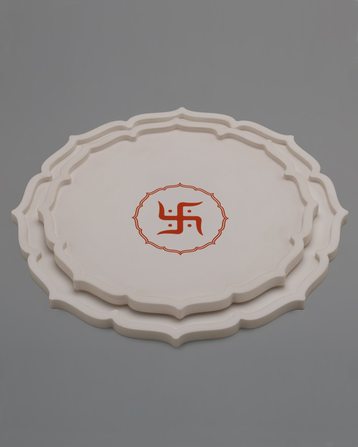 Swastik Pooja Decorative Thali